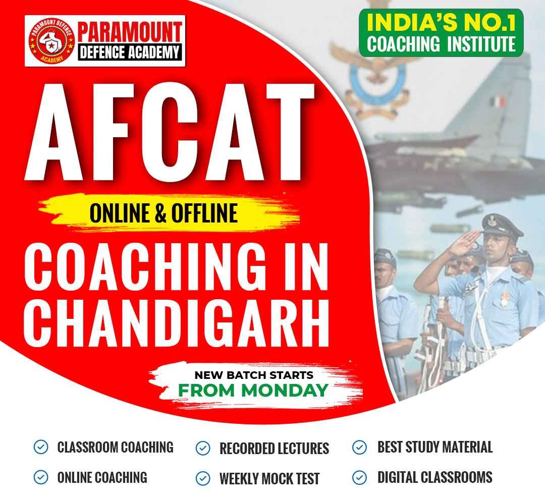 AFCAT Coaching in Chandigarh - Paramount Defence Academy